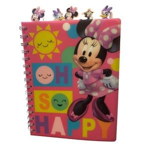 Minnie Mouse Tab spiral journal